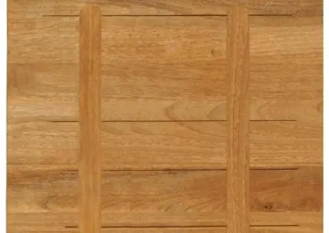 Blat Masa 80x80x2,5 cm Live Edge Lemn Masiv Mango - 5/5