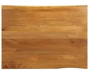 vidaXL Blat masă cu margini naturale, 100x80x2,5 cm, lemn masiv mango