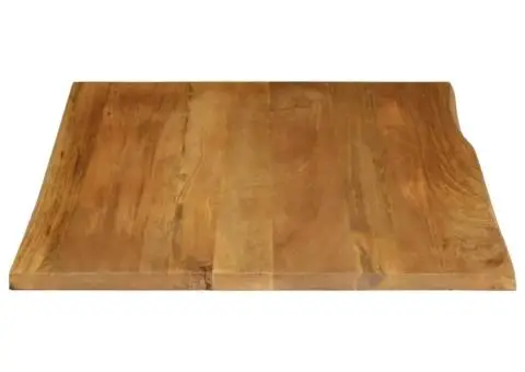 Blat masă cu margini naturale, 100x80x2,5 cm, lemn masiv mango - 4/5
