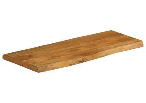 Blat masă cu margini, 90x40x3,8 cm, lemn masiv mango - 2/5