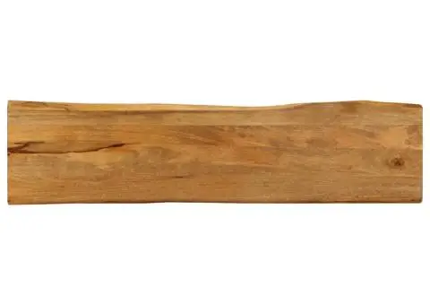 Blat masă cu margini, 180x40x3,8 cm, lemn masiv mango - 1/5