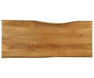 vidaXL Blat masă cu margini, 140x60x3,8 cm, lemn masiv mango