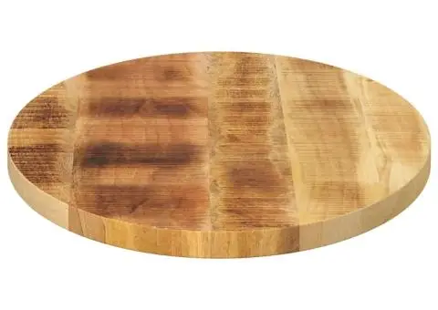 Blat de masă oval, 90x40x3,8 cm, lemn masiv de mango - 4/5