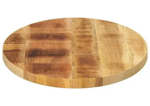 Blat de masă oval, 120x50x3,8 cm, lemn masiv de mango - 4/5