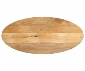 vidaXL Blat de masă oval, 80x40x3,8 cm, lemn masiv de mango