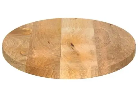 Blat de masă oval, 140x50x3,8 cm, lemn masiv de mango - 4/5