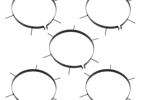 Tăvălug gazon de grădină, cleme de aerisire, negru, 63 L, fier - 4/5