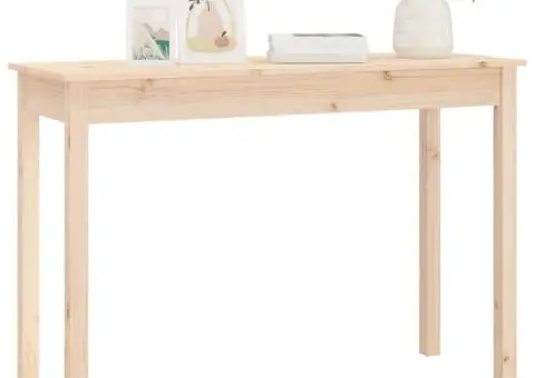 Masă consolă, 110x40x75 cm, lemn masiv de pin - 4/5