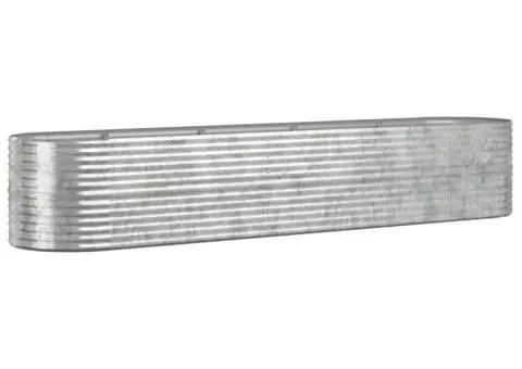 Strat înălțat grădină 368x80x68 cm oțel vopsit electrostatic - 2/5