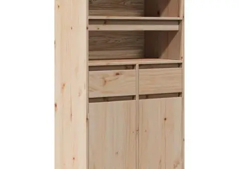 Dulap înalt, 60x40x116,5 cm, lemn masiv de pin - 2/5