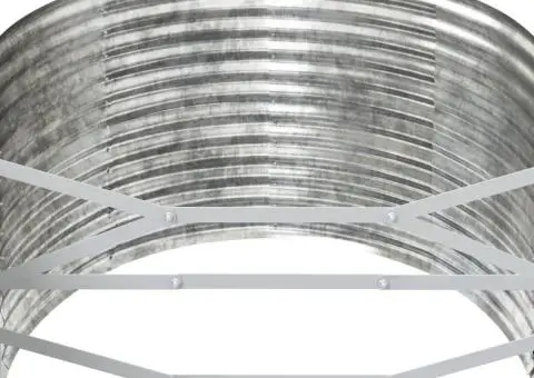 Strat înălțat grădină argintiu, oțel vopsit electrostatic - 5/5