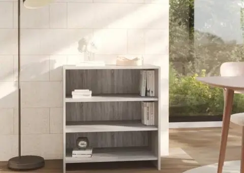 Servantă, stejar gri sonoma, 70x40,5x75 cm, PAL - 3/5