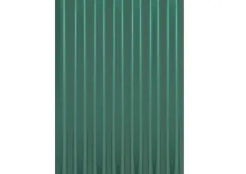 Panouri de acoperiș 12 buc. oțel vopsit verde 60x36 cm - 3/5