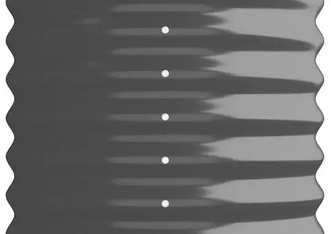 Strat înălțat grădină 260x40x36 cm oțel vopsit electrostatic - 4/5