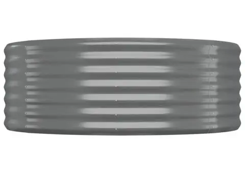 Strat înălțat grădină 322x100x36 cm oțel vopsit electrostatic - 4/5