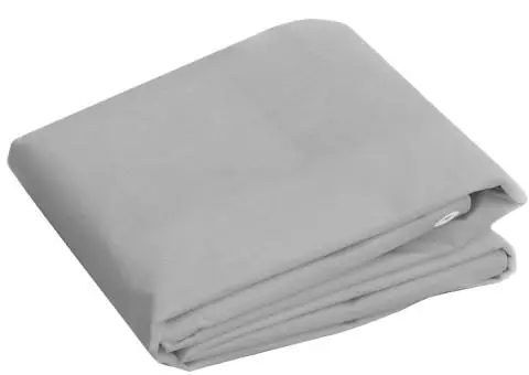 Prelată 260 g/m², gri, 4x4 m, HDPE - 3/5