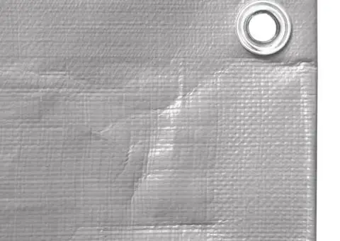 Prelată 260 g/m², gri, 3x5 m, HDPE - 4/5