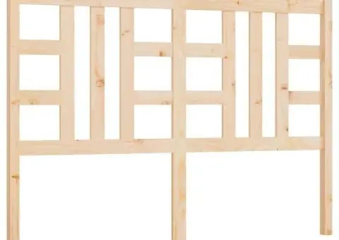 Tăblie de pat, 126x4x100 cm, lemn masiv de pin - 2/5