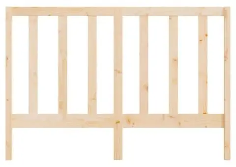 Tăblie de pat, 146x4x100 cm, lemn masiv de pin - 4/5