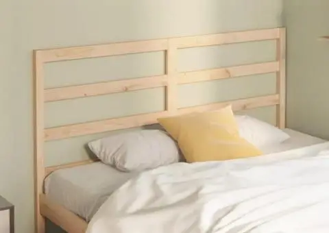 Tăblie de pat, 166x4x100 cm, lemn masiv de pin - 1/5