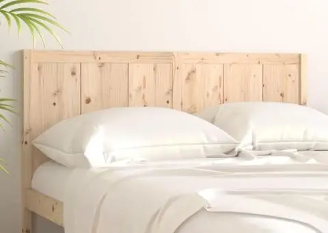 Tăblie de pat, 145,5x4x100 cm, lemn masiv de pin - 3/5