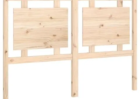 Tăblie de pat, 140,5x4x100 cm, lemn masiv de pin - 2/5