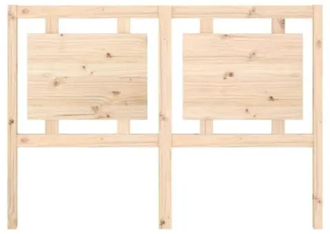 Tăblie de pat, 140,5x4x100 cm, lemn masiv de pin - 4/5