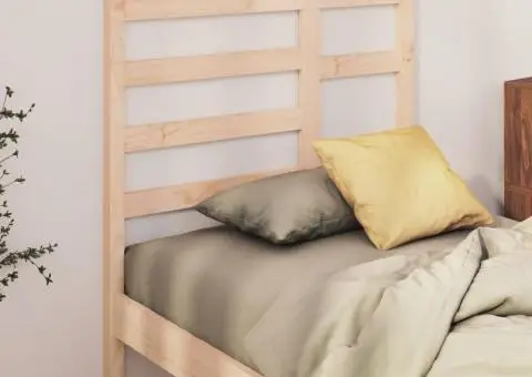 Tăblie de pat, 81x4x104 cm, lemn masiv de pin - 3/5