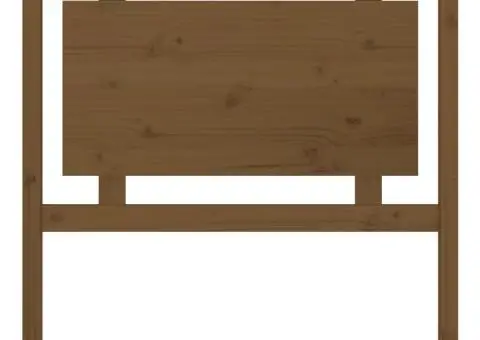 Tăblie de pat, maro miere, 95,5x4x100 cm, lemn masiv de pin - 4/5