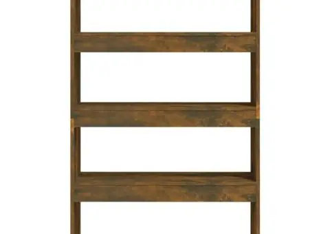 Bibliotecă/Separator cameră, stejar fumuriu, 80x30x135 cm PAL - 5/5