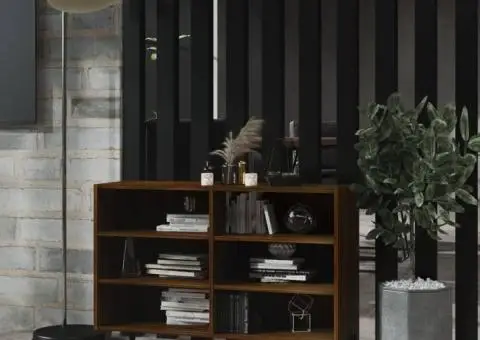 Servantă, stejar maro, 103,5x35x70 cm, lemn compozit - 1/5