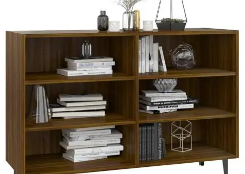 Servantă, stejar maro, 103,5x35x70 cm, lemn compozit - 3/5