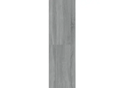 Bibliotecă/Separator cameră, gri sonoma, 100x30x135 cm - 4/5