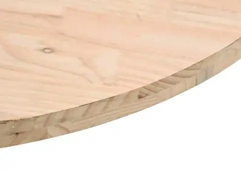 Blat de masă, Ø70x2,5 cm, lemn masiv de pin - 5/5