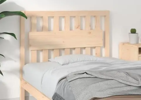 Tăblie de pat, 105,5x4x100 cm, lemn masiv de pin - 1/5