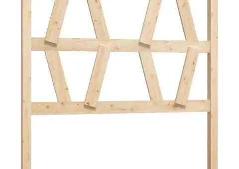 Tăblie de pat, 81x4x100 cm, lemn masiv de pin - 2/5