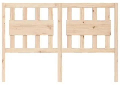 Tăblie de pat, 125,5x4x100 cm, lemn masiv de pin - 3/5