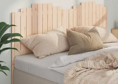 Tăblie de pat, 206x4x110 cm, lemn masiv de pin - 1/5