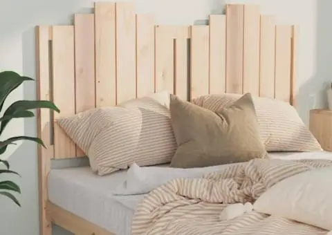 Tăblie de pat, 141x4x110 cm, lemn masiv de pin - 3/5