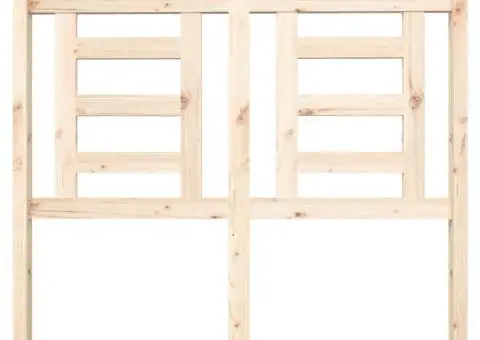 Tăblie de pat, 126x4x100 cm, lemn masiv de pin - 3/5