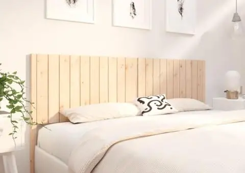 Tăblie de pat, 205,5x4x100 cm, lemn masiv de pin - 4/5