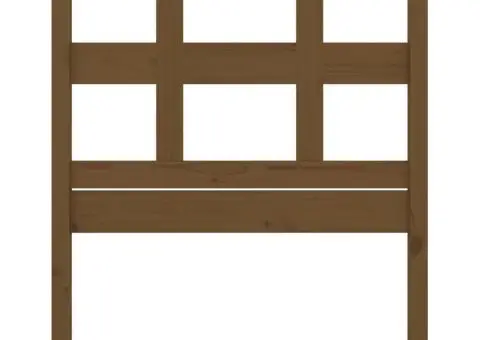 Tăblie de pat, maro miere, 95,5x4x100 cm, lemn masiv de pin - 4/5