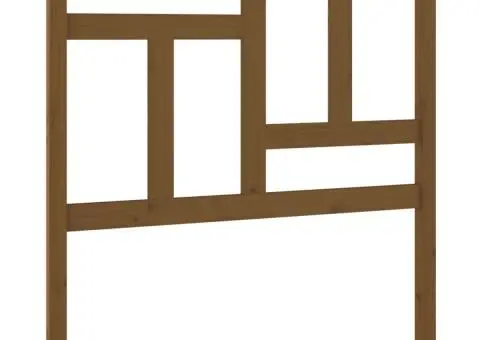 Tăblie de pat, maro miere, 80,5x4x100 cm, lemn masiv de pin - 2/5