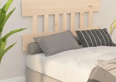 Tăblie de pat, 163,5x3x81 cm, lemn masiv de pin - 5/5