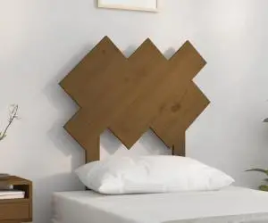vidaXL Tăblie de pat, maro miere, 72,5x3x81 cm, lemn masiv de pin