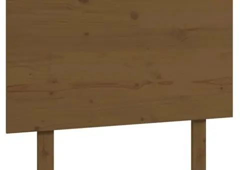 Tăblie de pat, maro miere, 94x6x82,5 cm, lemn masiv de pin - 2/5