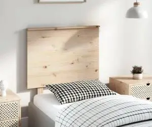 vidaXL Tăblie de pat, 79x6x82,5 cm, lemn masiv de pin