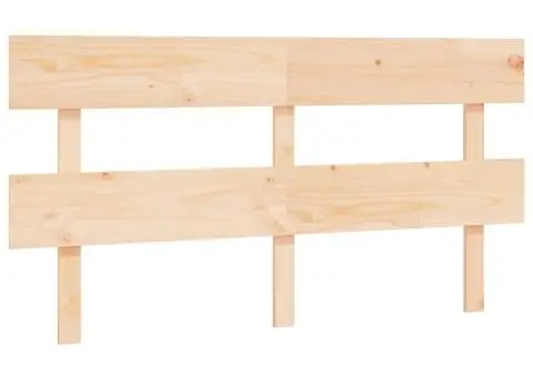 Tăblie de pat, 154x3x81 cm, lemn masiv de pin - 2/5