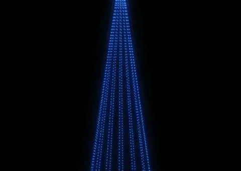 Brad de Crăciun conic, 1134 LED-uri, albastru, 230x800 cm - 4/5