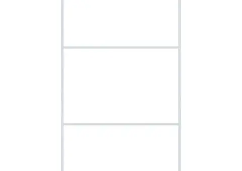 Paravan duș walk-in, alb, 100x195 cm, sticlă ESG transparentă - 3/5